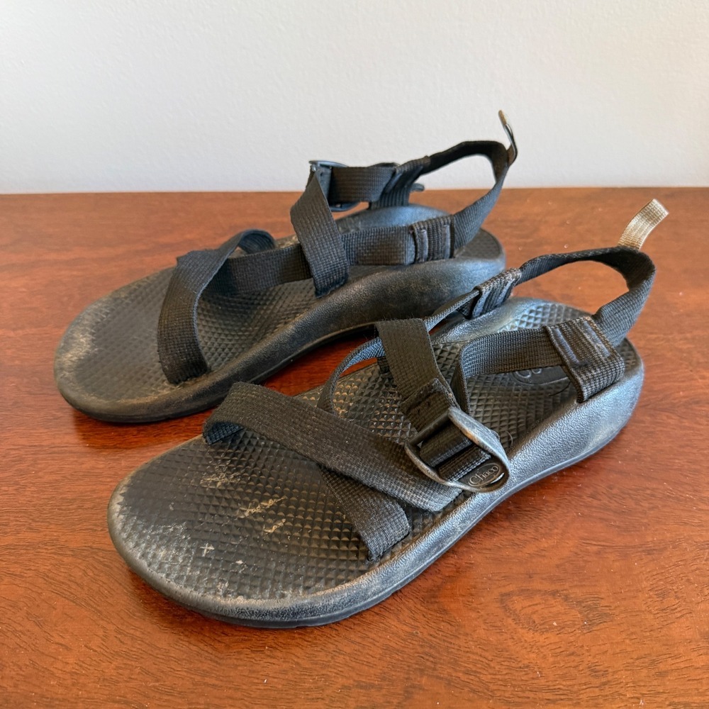 Chaco Black Single Strap Sandals Women's Size 6